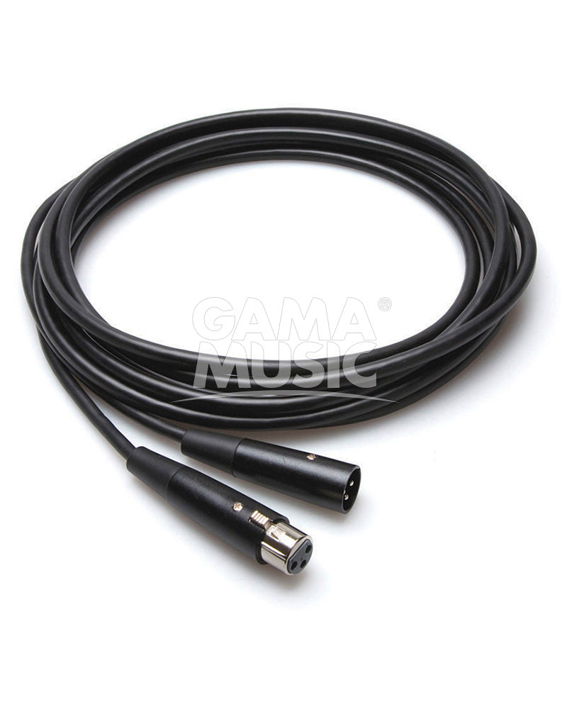 Cable Económico Para MicrófonoHosa Mbl110 Xlr3F To Xlr3M 3 Metros MBL110