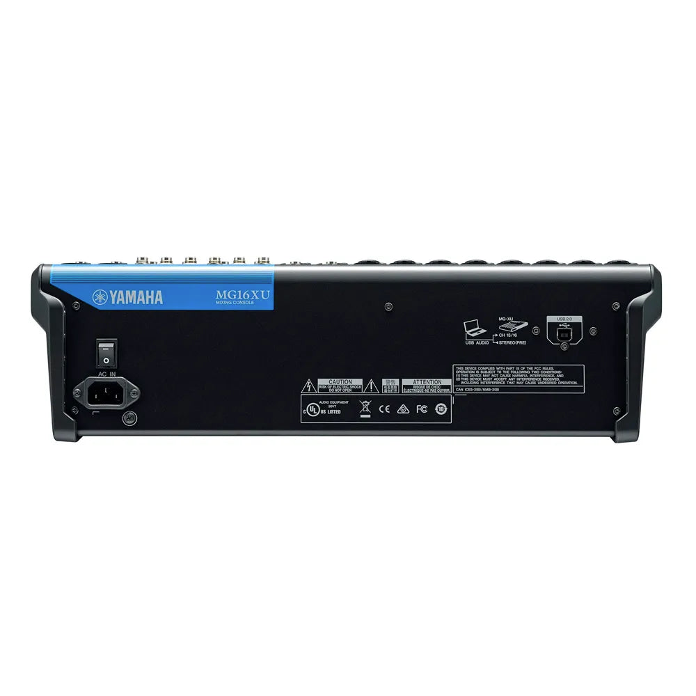 Mezcladora de 16 canales con FX y conexión USB YAMAHA MG16XU