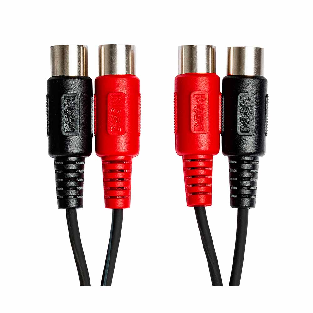 Cable Midi Hosa Mid204 Dual 5 Pin D/N To Same 4 Metros MID204