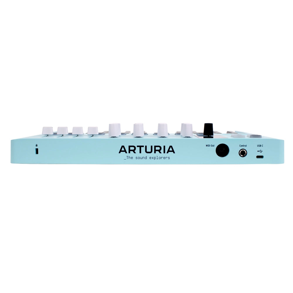 Arturia MINILAB3AQ Controlador de Teclado MIDI USB de 25 Teclas Aguamarina