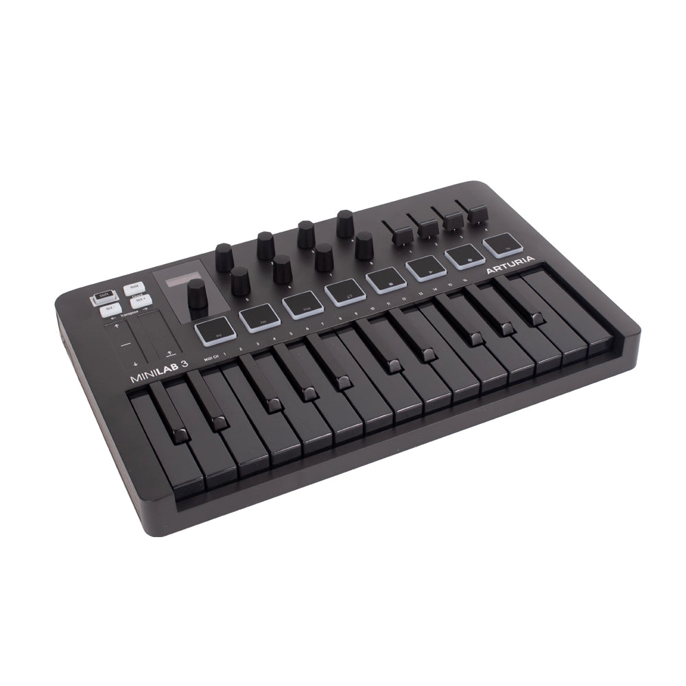 Arturia MINILAB3DB Controlador de Teclado MIDI USB de 25 Teclas Negro