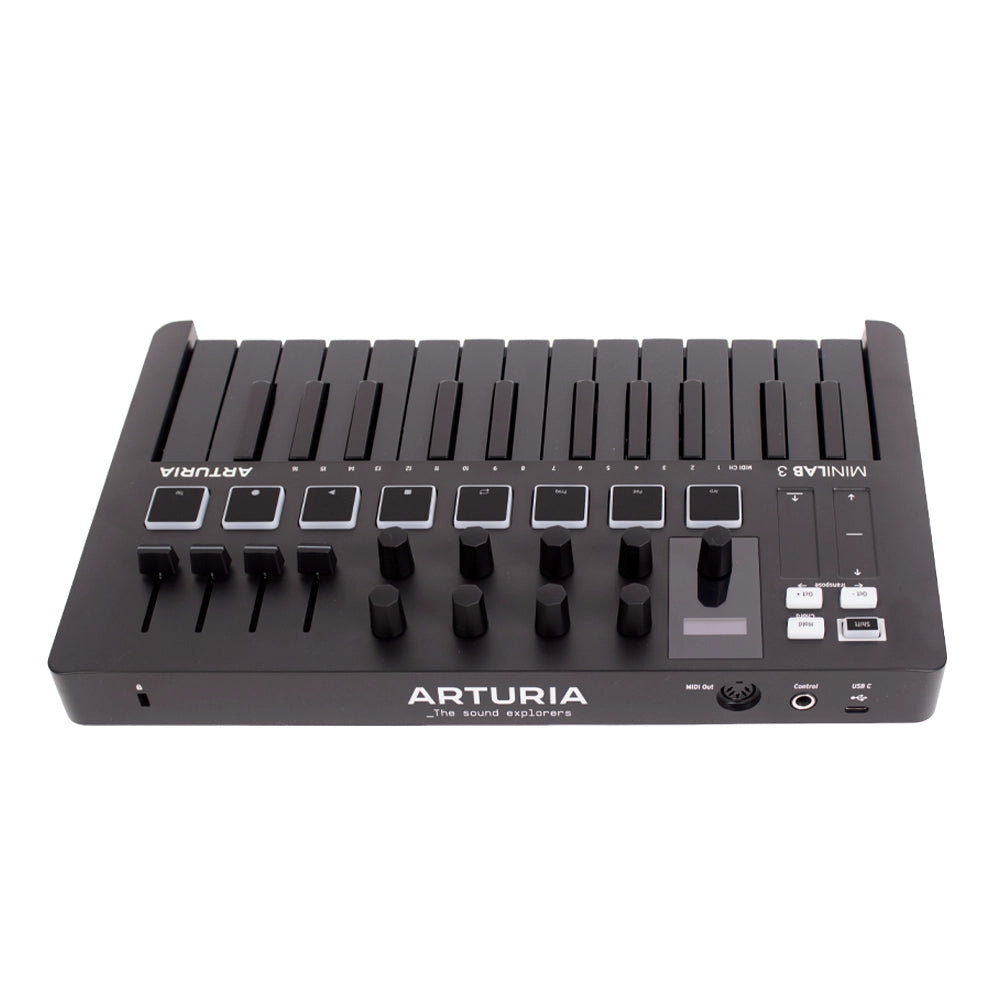 Arturia MINILAB3DB Controlador de Teclado MIDI USB de 25 Teclas Negro