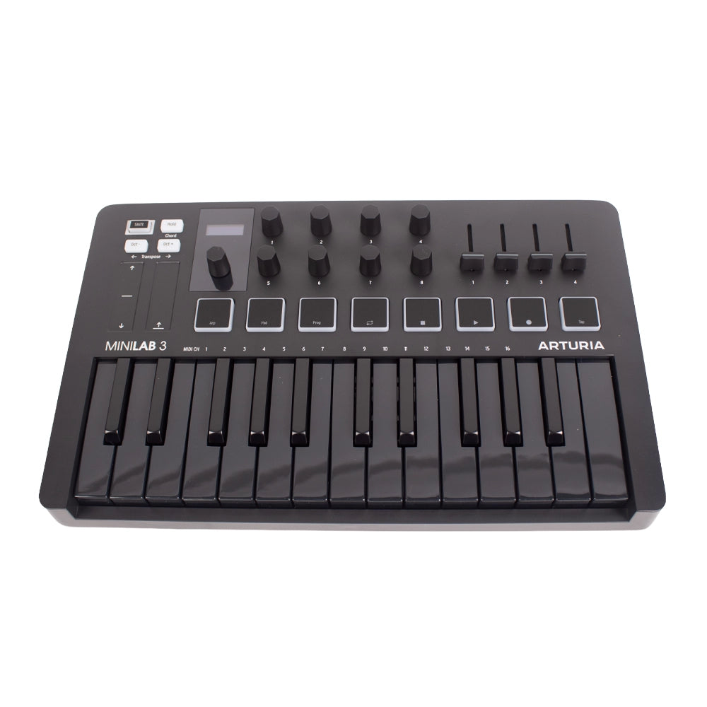 Arturia MINILAB3DB Controlador de Teclado MIDI USB de 25 Teclas Negro