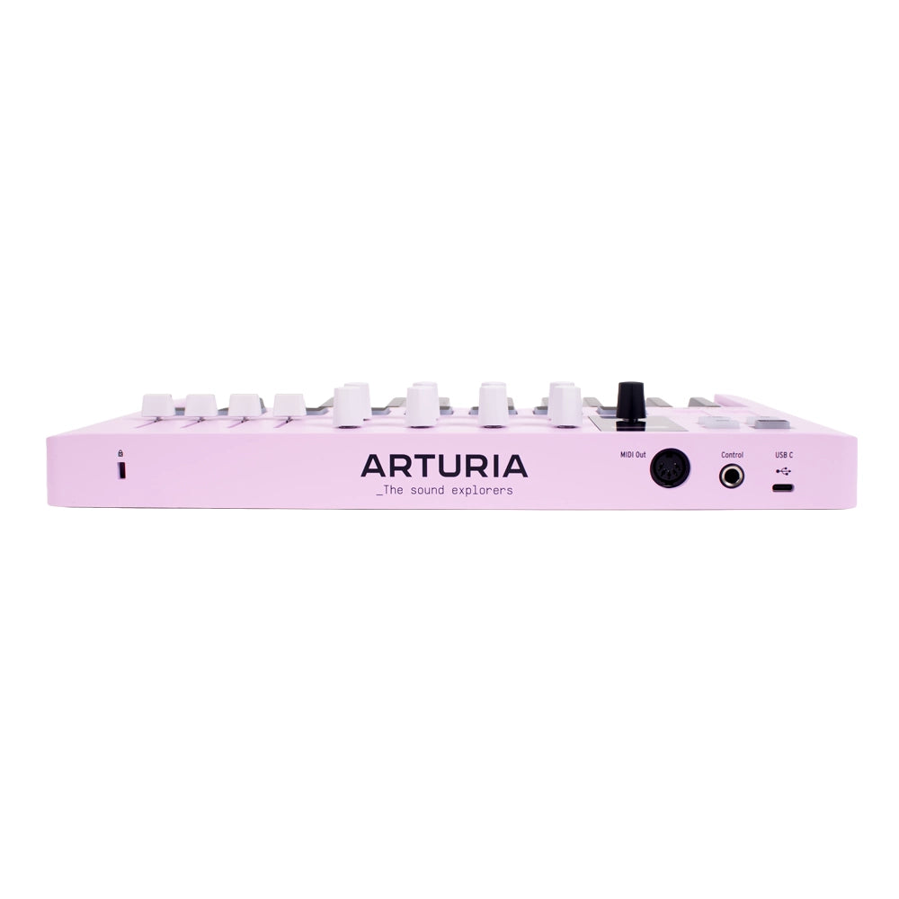 Arturia MINILAB3RQ Controlador de Teclado MIDI USB de 25 Teclas Cuarzo Rosa
