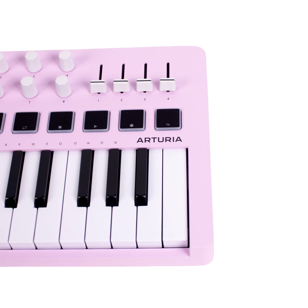 Arturia MINILAB3RQ Controlador de Teclado MIDI USB de 25 Teclas Cuarzo Rosa