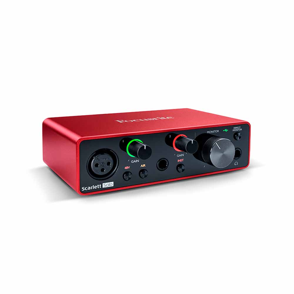 Interface Audio Focusrite Scarlett Generación 3rd Solo MOSC0024