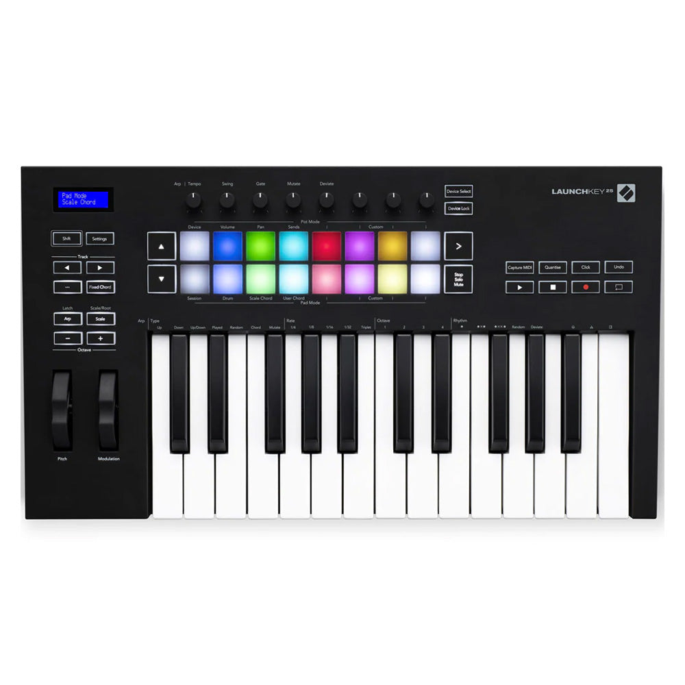 Controlador Novation Novlke25mk3 Launchkey25mk3 NOVLKE25MK3