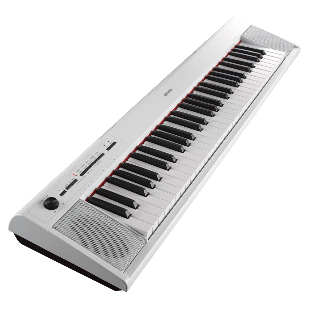 Piano ligero portátil 61 teclas, Incluye Adaptador SPA3C YAMAHA NP12WH