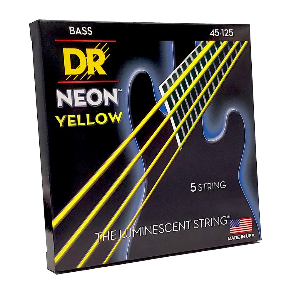 Dr Nyb545 Encordadura Bajo Eléctrico 45/125 Medium Yellow