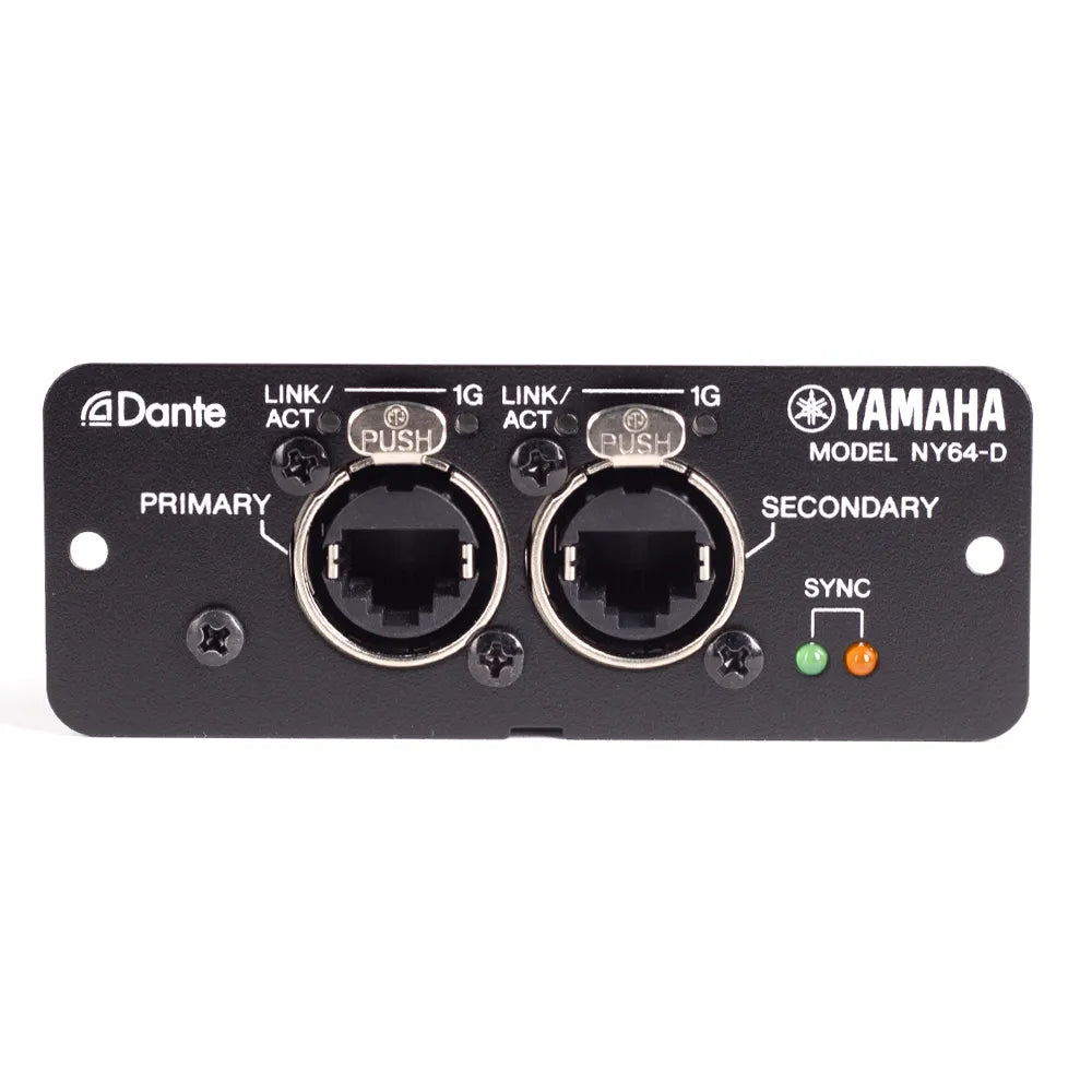 Yamaha Ny64D Tarjeta Dante Para Series TF