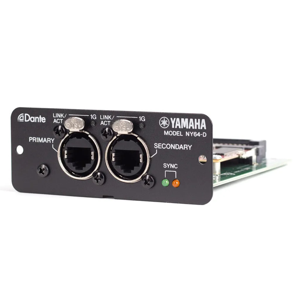 Yamaha Ny64D Tarjeta Dante Para Series TF