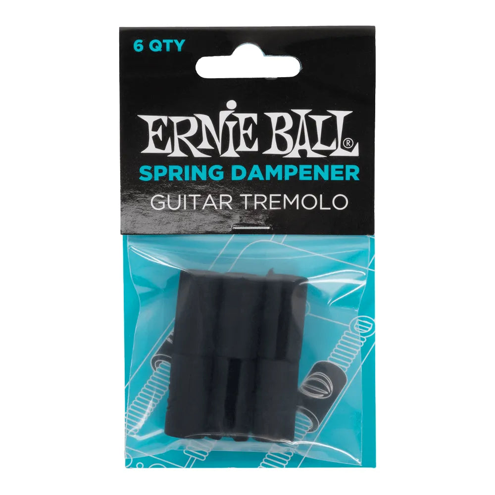 Ernieball 9639 Sordina para Cuerdas Guitarra Eléctrica para Resortes Goma Negra
