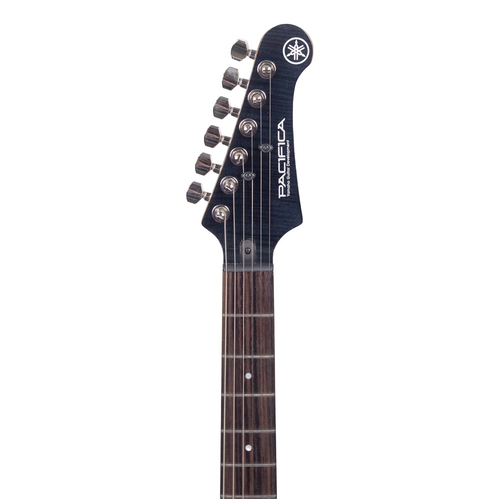 Yamaha PAC612VIIFMTBL Guitarra Eléctrica Hss Pacífica Negro Translúcido