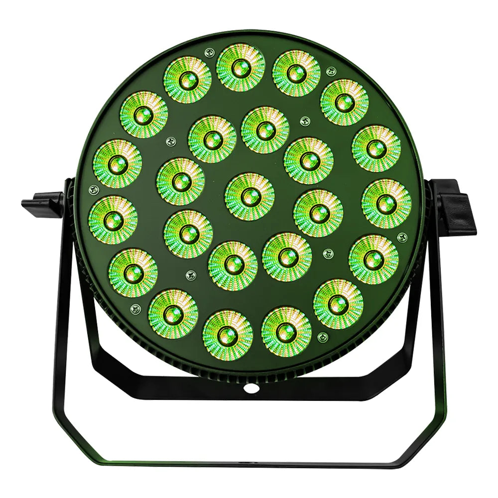 Super Bright PAR280SLIM Iluminación Par 24 Leds 10w Rgba+W Set 6 En 1