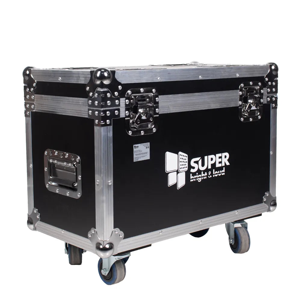 Super Bright PAR280SLIM Iluminación Par 24 Leds 10w Rgba+W Set 6 En 1