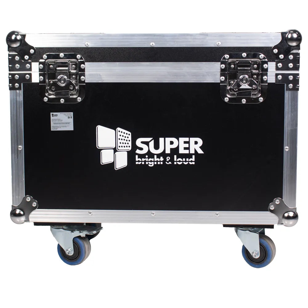 Super Bright PAR280SLIM Iluminación Par 24 Leds 10w Rgba+W Set 6 En 1