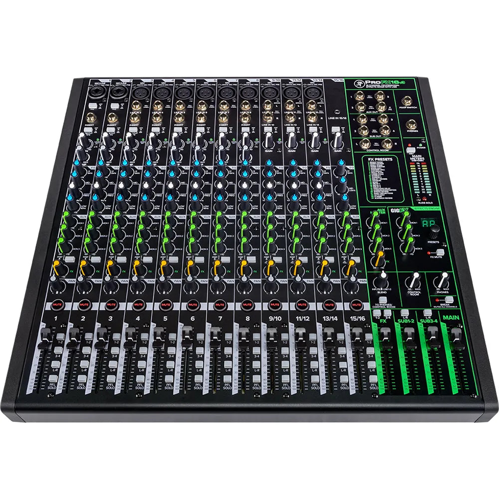 Mackie PROFX16V3 Mezcladora 16 Canales 4 Bus Con Efectos Y Usb