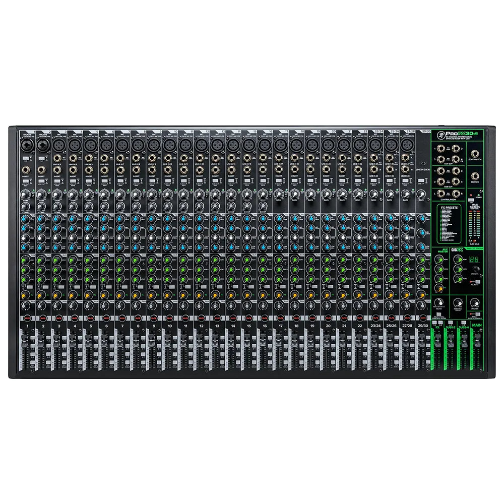 Mackie PROFX30V3 Mezcladora 30 ch 4-Bus Con Efectos Y Usb