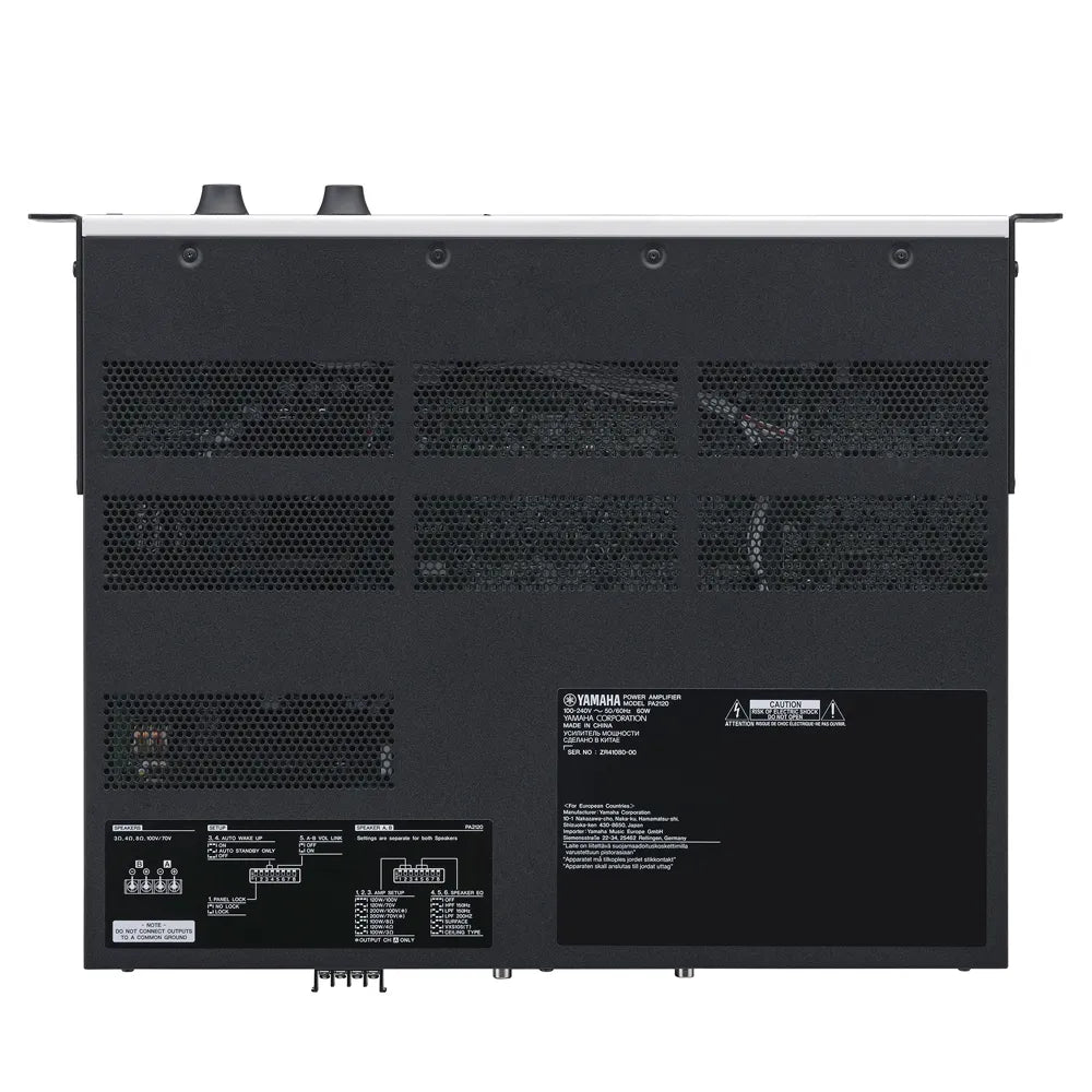 Yamaha Pa2120 Amplificador De Poder 2 Zonas