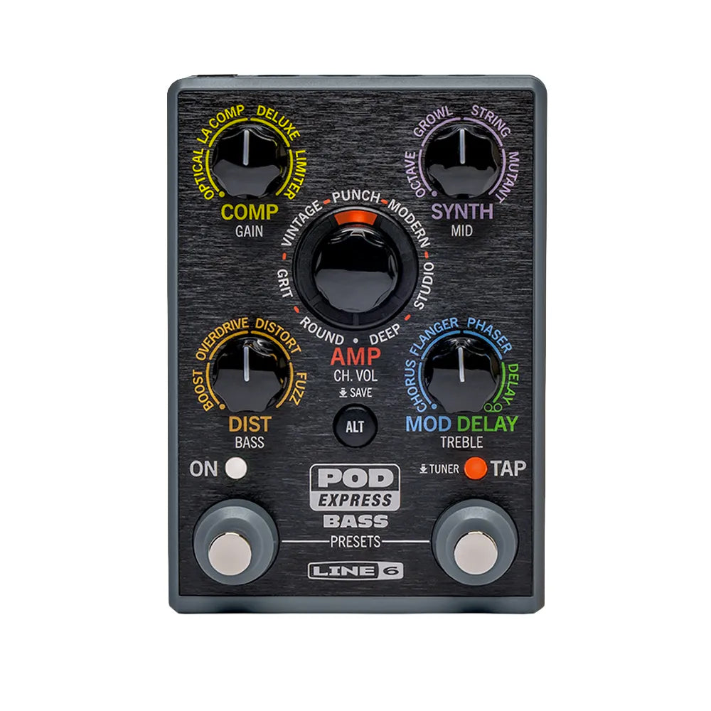 Line 6 Podexpressbass Procesador Efectos POD Express Bass