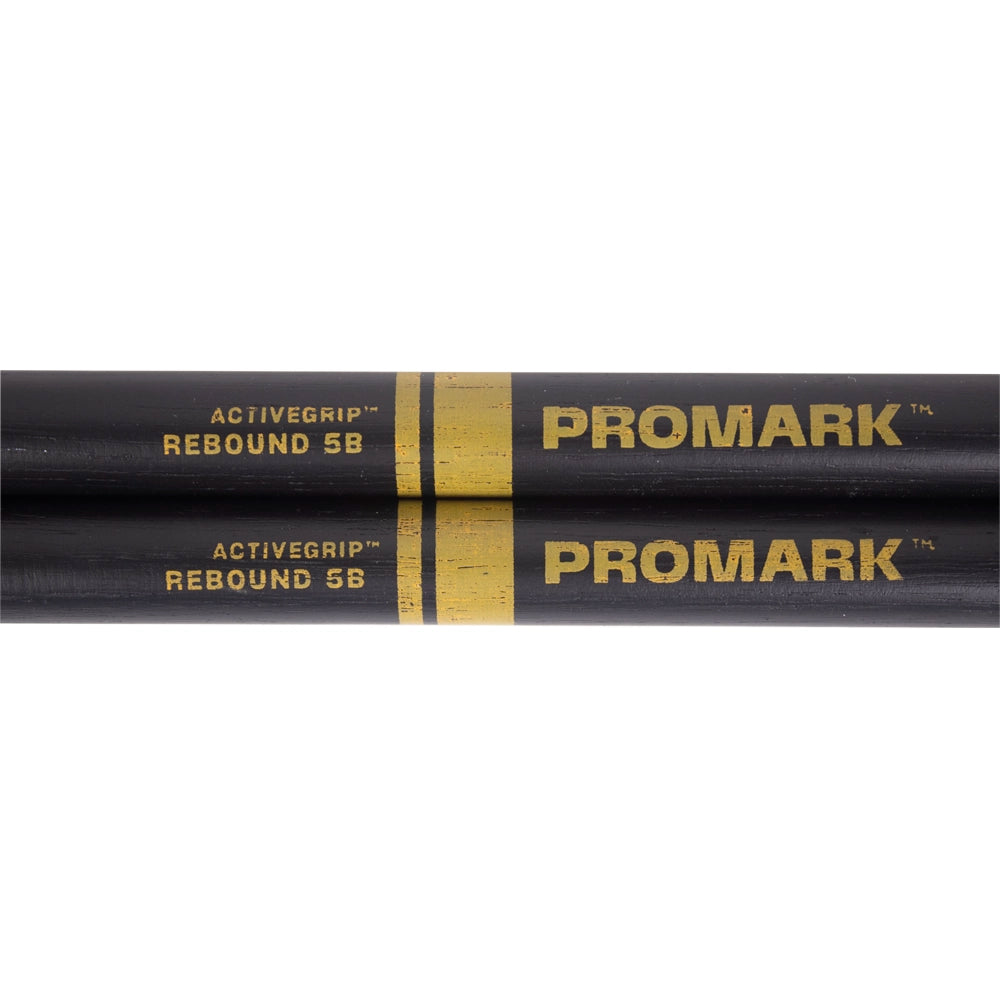 Promark R5BAG Baquetas 5B Activegrip Acorn Rebound Hickory Punta de Madera