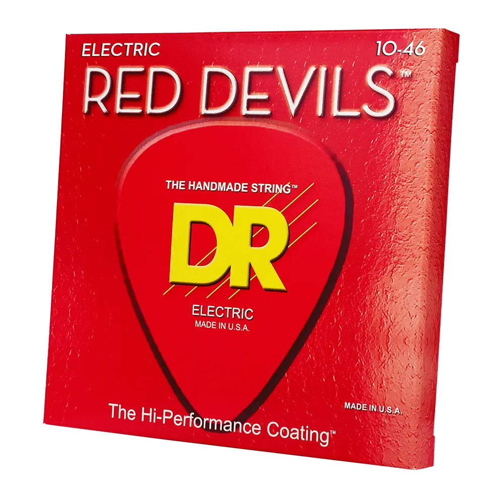 Dr Rde10 Encordadura Guitarra Eléctrica 10/46 Red Devils