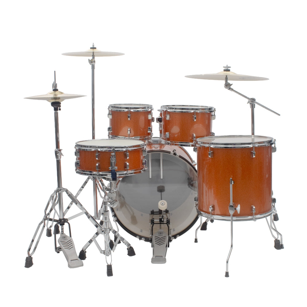 Yamaha Rdp2f5orguset Batería Rydeen Naranja Glitter C/Herrajes Y Platillos
