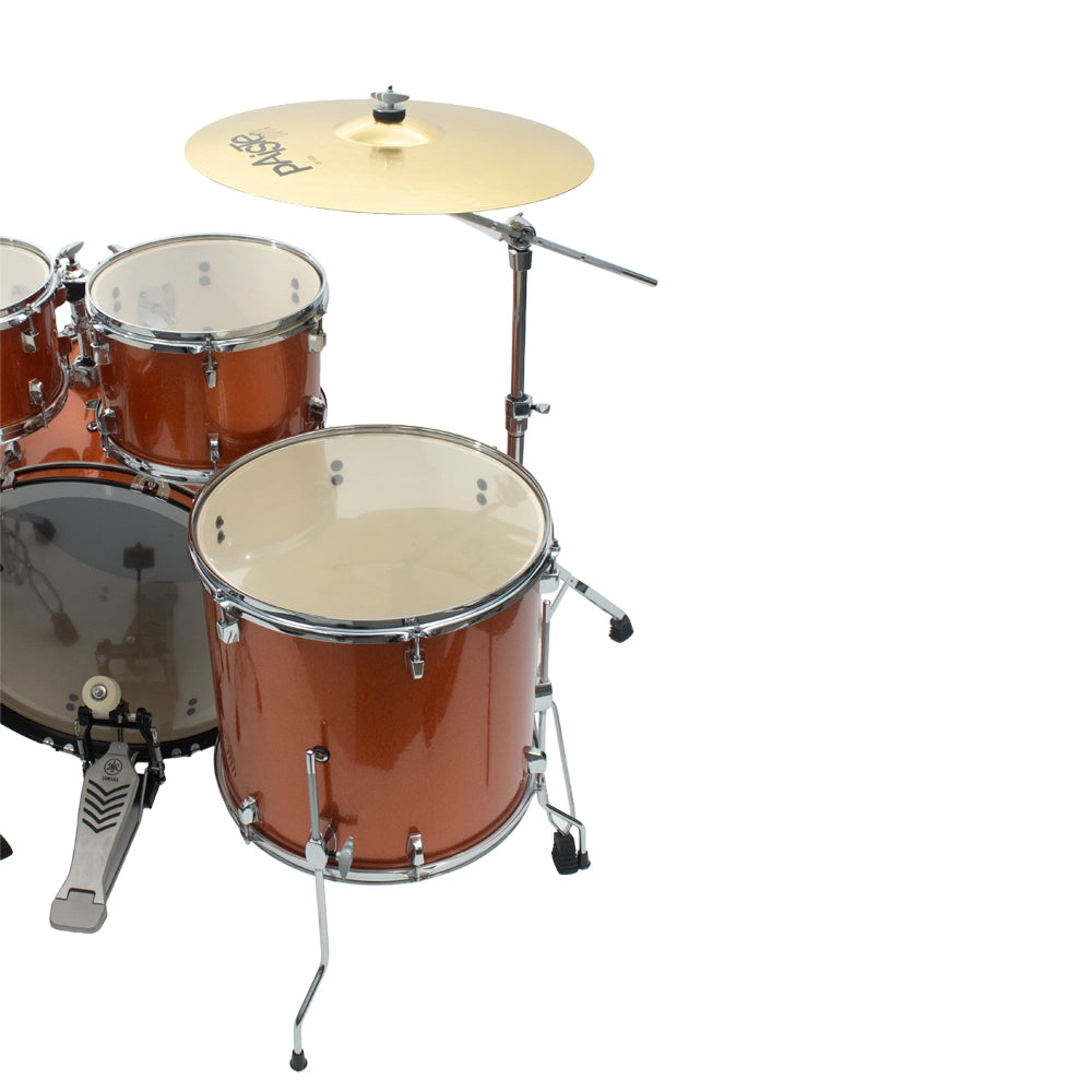 Yamaha Rdp2f5orguset Batería Rydeen Naranja Glitter C/Herrajes Y Platillos