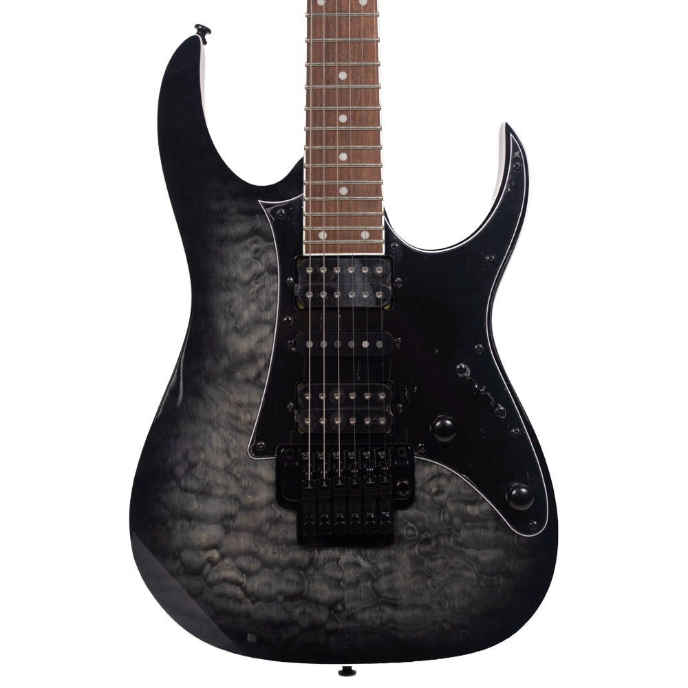 Ibanez RG450QMBTGB Guitarra Eléctrica RG Entintado Gris Sombreado Negro