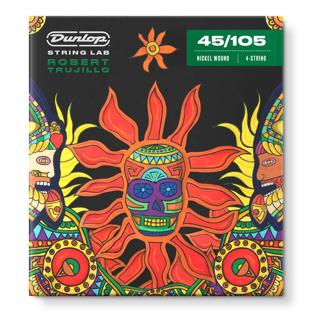 Dunlop RTN45105CV Encordadura Bajo Eléctrico 45/105 Robert Trujillo Hybrid 4 Cuerdas