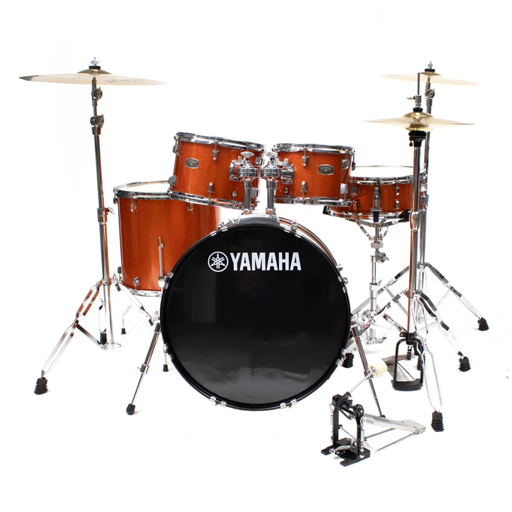 Yamaha Rdp2f5orguset Batería Rydeen Naranja Glitter C/Herrajes Y Plarillos