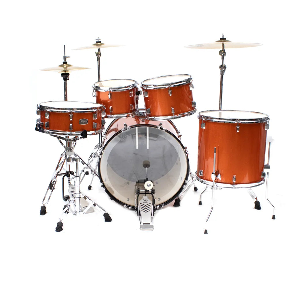 Yamaha Rdp2f5orguset Batería Rydeen Naranja Glitter C/Herrajes Y Plarillos