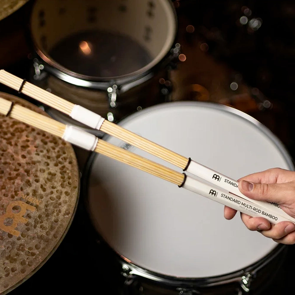 Meinl SB201 Escobillas Fabricadas con Bambú Sólido Peso Mediano