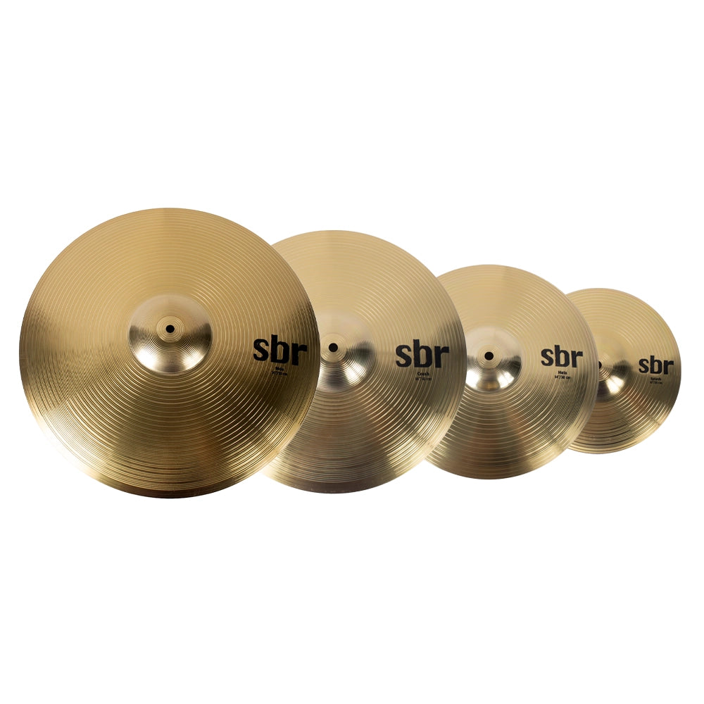 Paquete de Platillos SBR Performance 14inHH 16inCr y 20in R + 10in S SABIAN SBR5003G