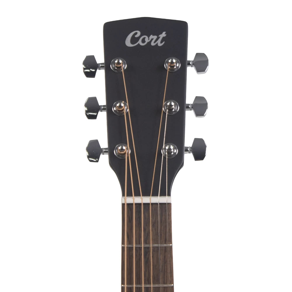 Cort SFXMEBKS Guitarra Electroacústica Negra Mate