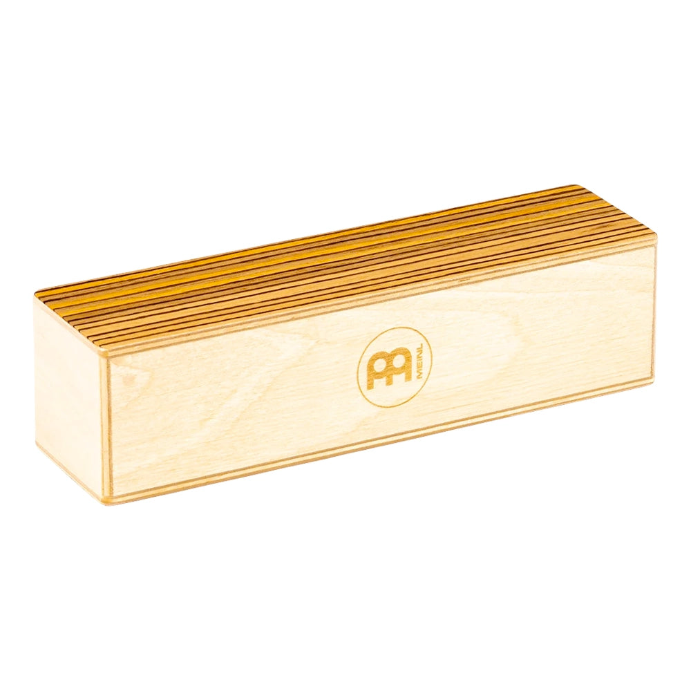 Meinl SH53M Shaker de Abedul con Tapa y Fondo de Zebrano exótico en Forma de Rectángulo