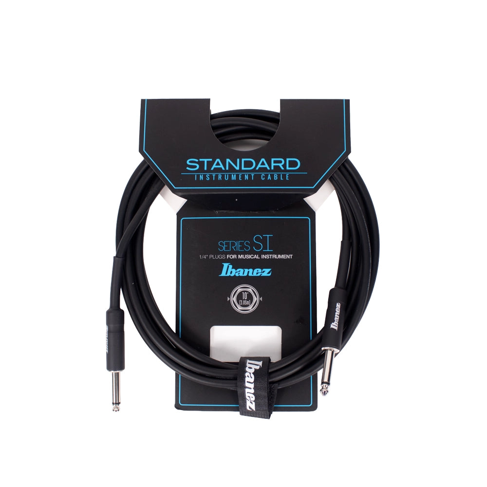 IBANEZ SI10 Cable para Instrumento 3.05m 1/4in Plug Negro