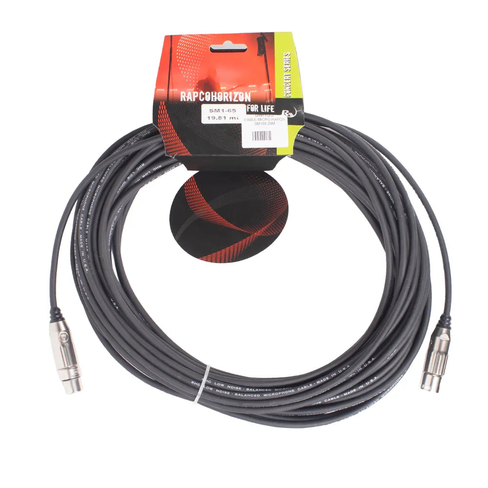 Cable para Micrófono 65FT RAPCO SM165 19.8m