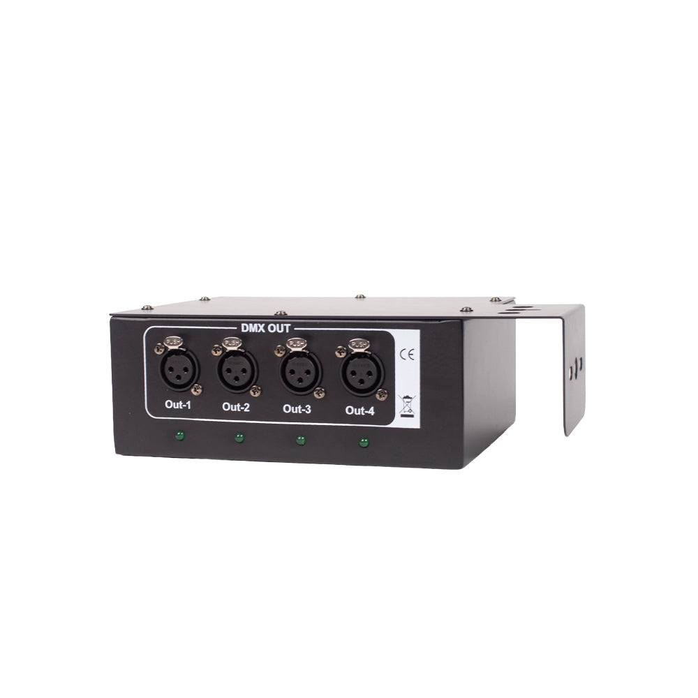 SUPERBRIGHT SPLITTER4 Amplificador Super Bright Splitter4 señal DMX 1 in 4 out