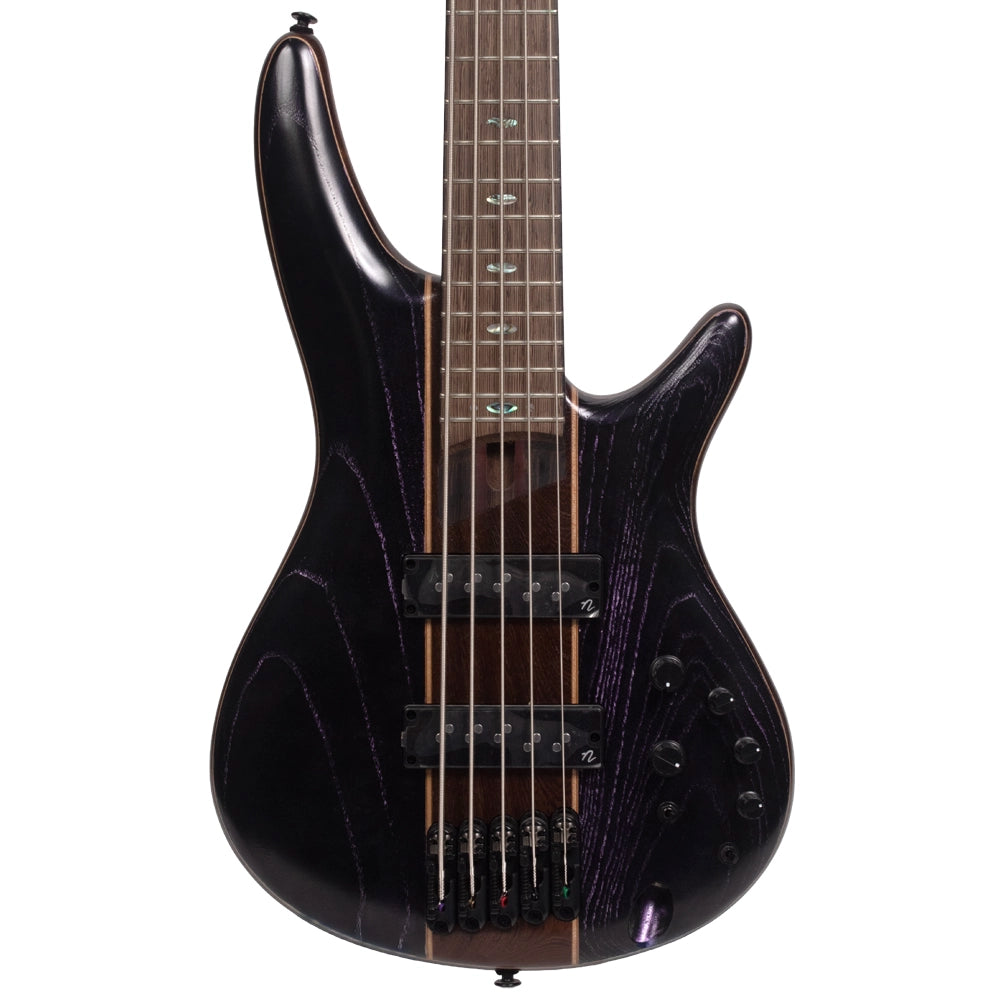 Bajo Eléctrico ibanez sr1305sbmgl negro veteado 5 cuerdas c/funda SR1305SBMGL