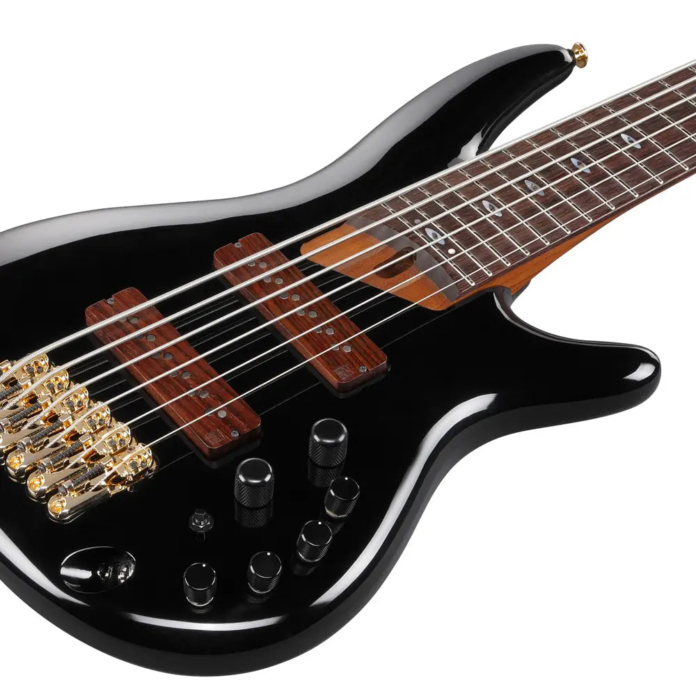 Ibanez Sr3506Bk Bajo Eléctrico Sdgr Prestige 6 Cuerdas Negro Con Estuche