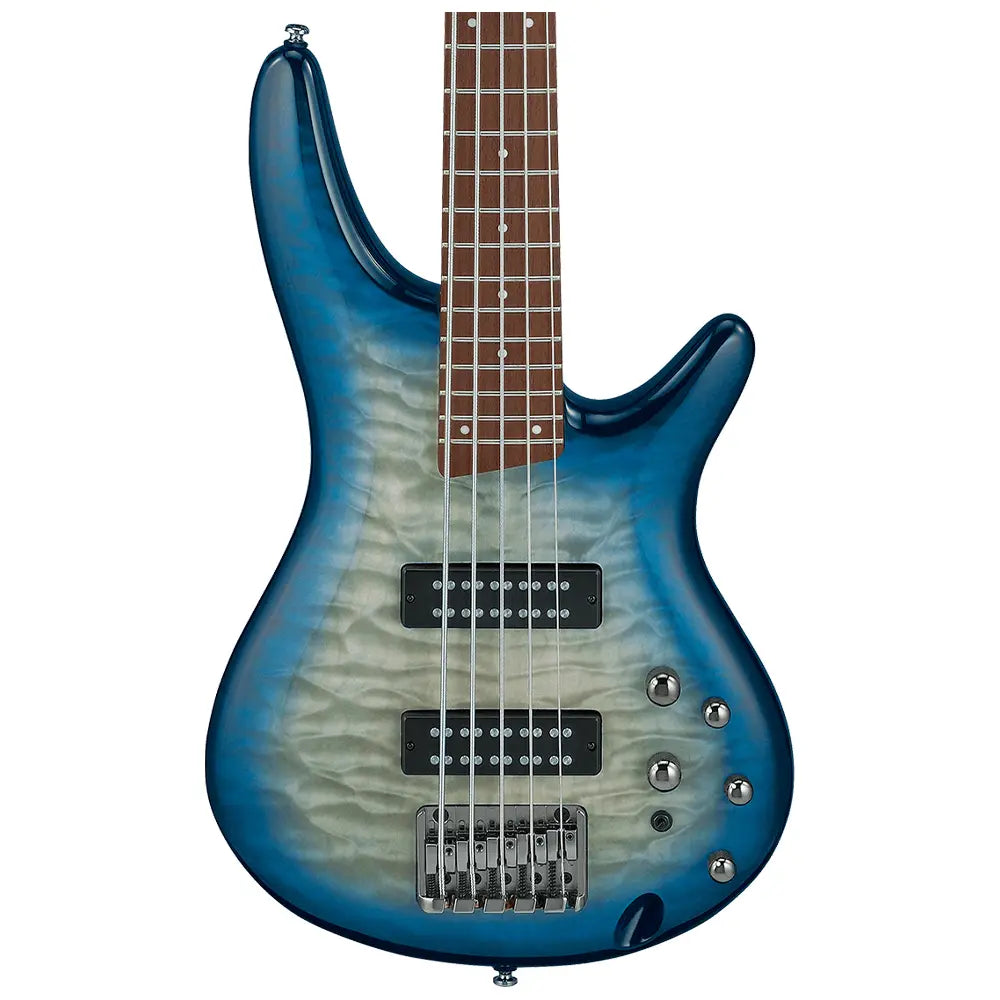 Ibanez SR405EQMSCB Bajo Eléctrico Sr 5 Cuerdas Entintado Gris/Sombreado Azul/Negro