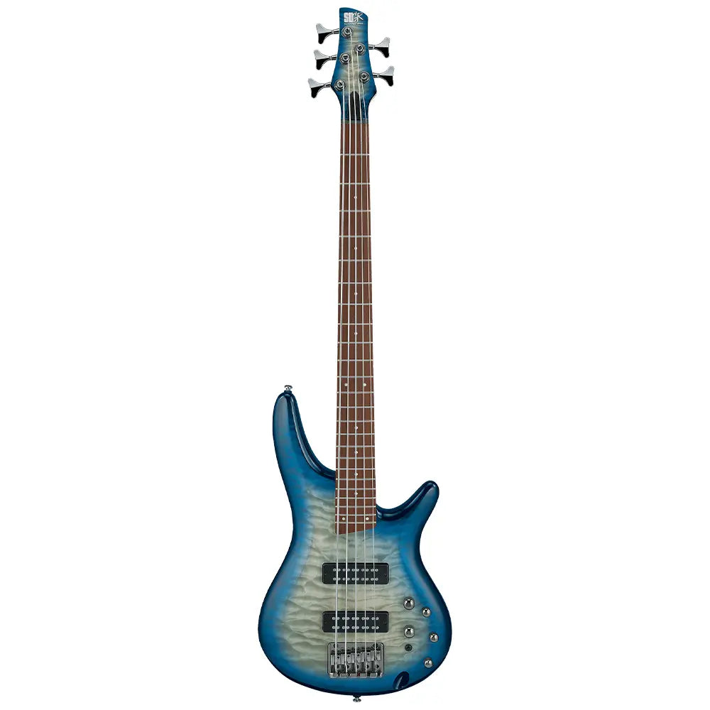 Ibanez SR405EQMSCB Bajo Eléctrico Sr 5 Cuerdas Entintado Gris/Sombreado Azul/Negro