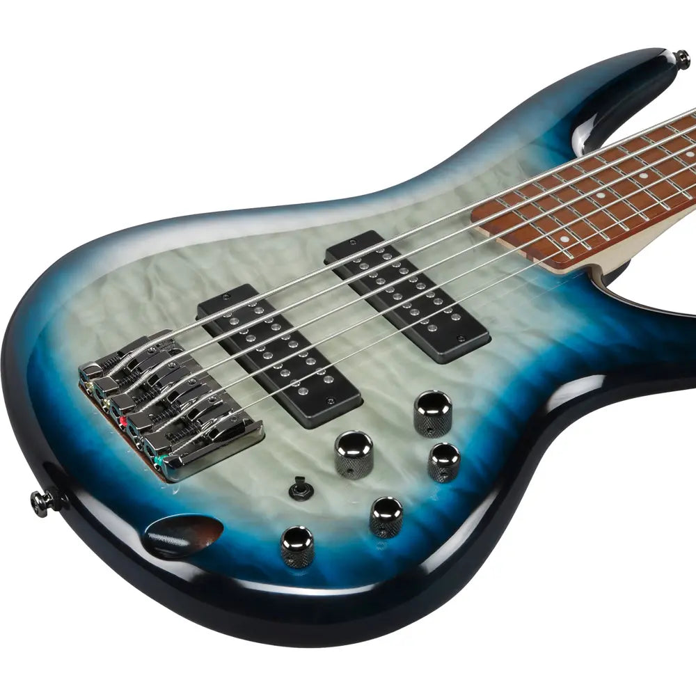 Ibanez SR405EQMSCB Bajo Eléctrico Sr 5 Cuerdas Entintado Gris/Sombreado Azul/Negro