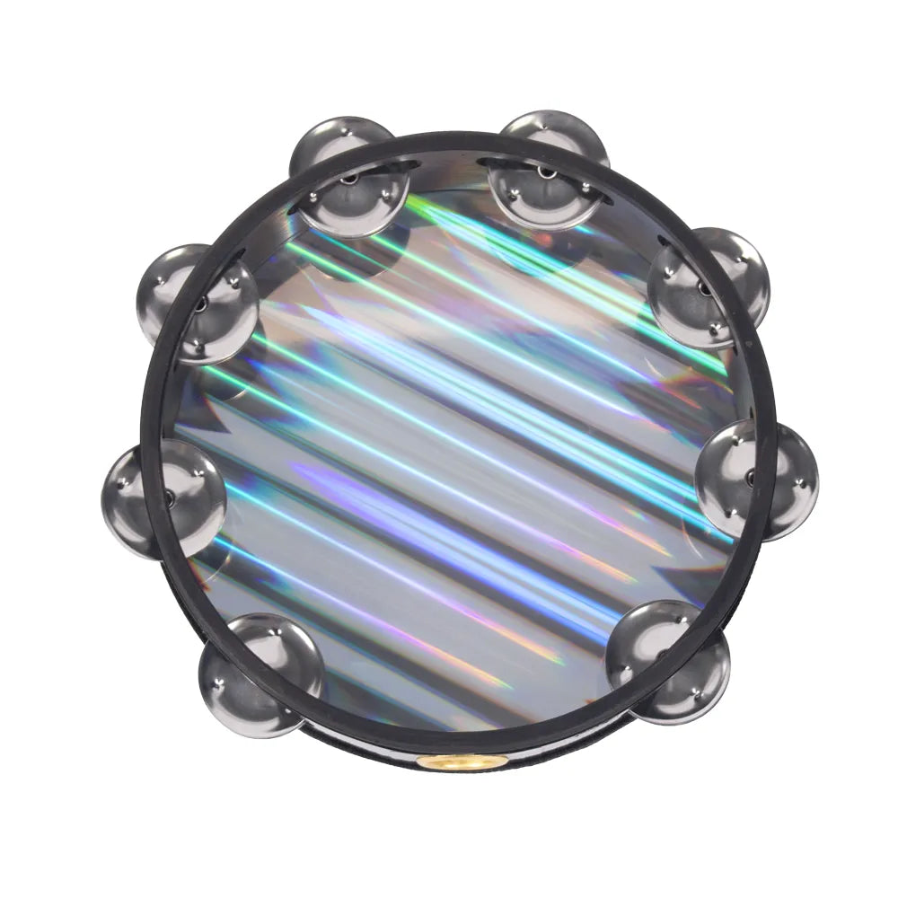 Remo TA410849 Pandero 8" 1Hilera Negro