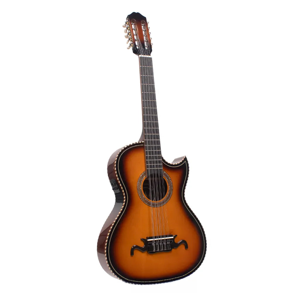 Tres Pinos Tpbq100Bs Bajo Quinto Electroacústico Sombreado Sapele