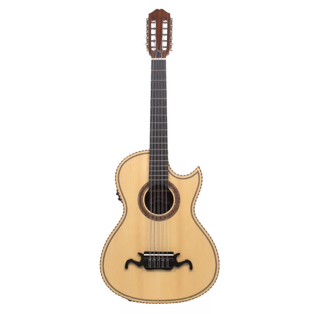 Tres Pinos Tpbq100Nt Bajo Quinto Electroacústico Natural Sapele