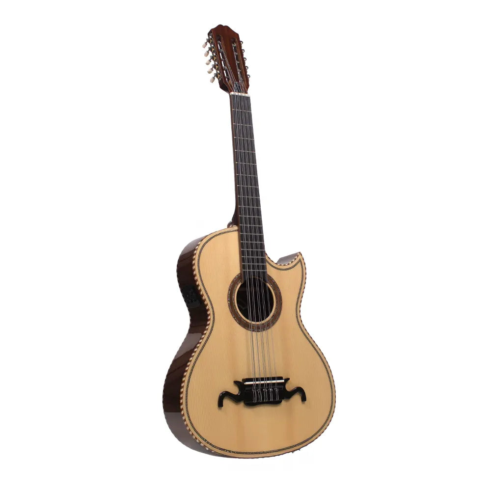 Tres Pinos Tpbq100Nt Bajo Quinto Electroacústico Natural Sapele
