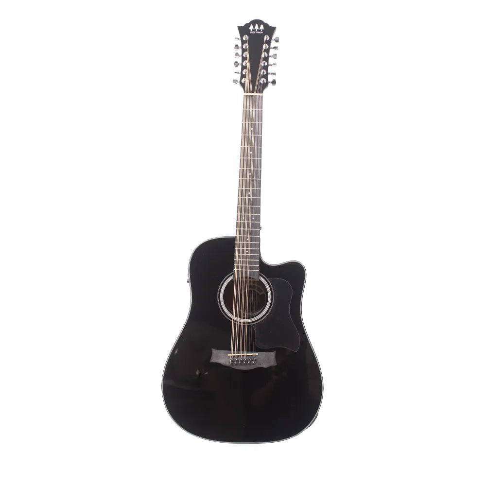 Tres Pinos TPRS100BK Requinto Sierreño Electroacustico Negro