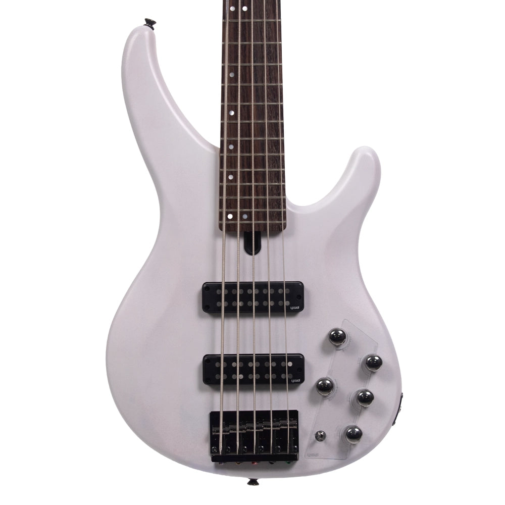 Yamaha TRBX505TLW Bajo Eléctrico Activo/Pasivo de 5 cuerdas Blanco Translúcido